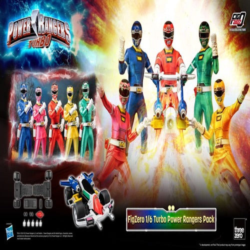 Power Rangers Turbo pack 5 figurines FigZero 1/6 Turbo Power Rangers 30 cm
