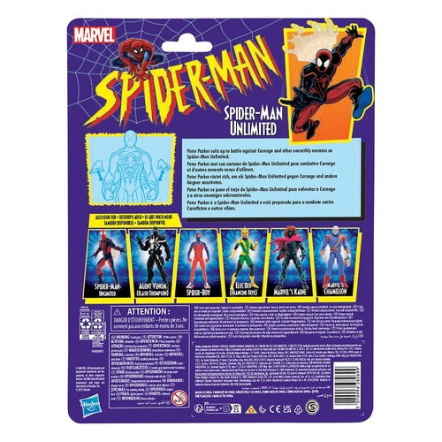Spider-Man Marvel Legends Retro figurine Spider-Man Unlimited 15 cm