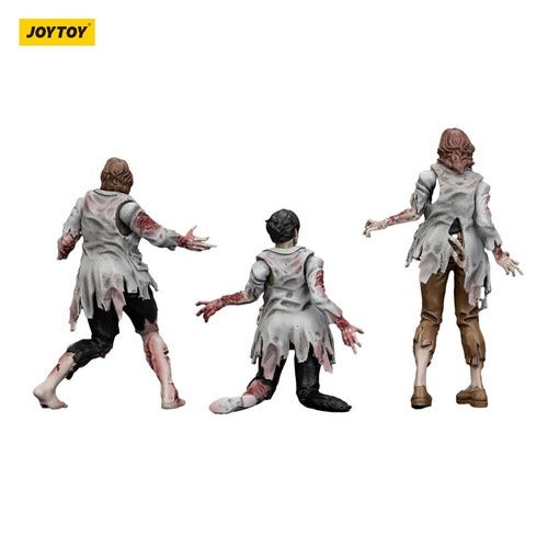 Zombie pack 3 figurines Dark Source Scientists (Female) 8 cm