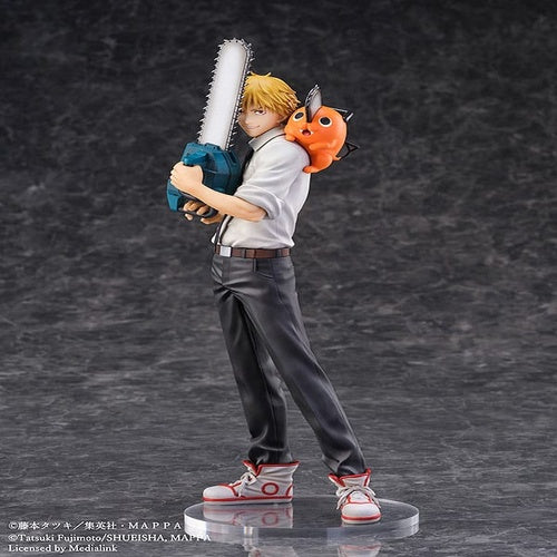 Chainsaw Man statuette S-Fire PVC 1/7 Denji & Pochita 24 cm