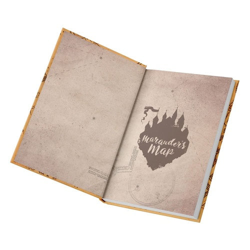 Harry Potter cahier lumineux Carte du Maraudeur