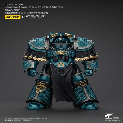 Warhammer The Horus Heresy figurine Alpha Legion Lernaean Terminator with Volkite Charger 20 cm