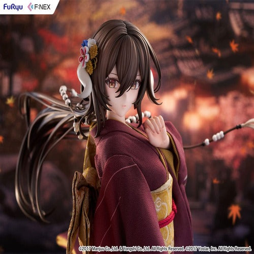 Azur Lane F:Nex statuette PVC 1/4 Mikasa blue flower komachi Ver. Japanese Doll 43 cm