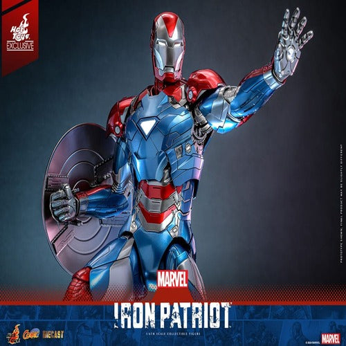 Marvel figurine Comic Masterpiece Diecast 1/6 Iron Patriot Hot Toys Exclusive 32 cm