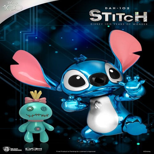 Disney 100 Years of Wonder figurine Dynamic Action Heroes 1/9 Stitch (Lilo & Stitch) 16 cm