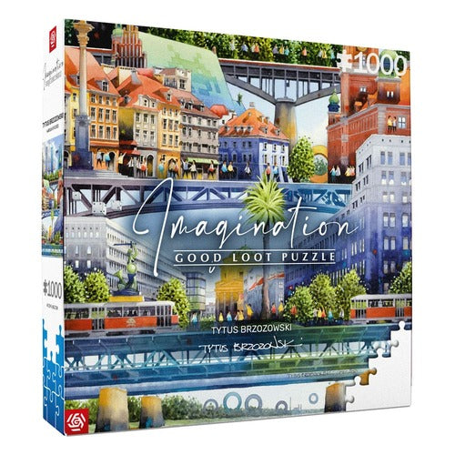 Tytus Brzozowski puzzle Imagination Warsaw Bridges (1000 pièces)