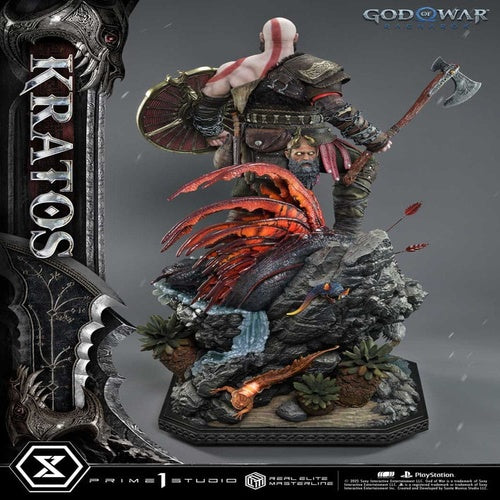 God of War: Ragnarok Real Elite Masterline Series Statue 1/3 Kratos 95 cm