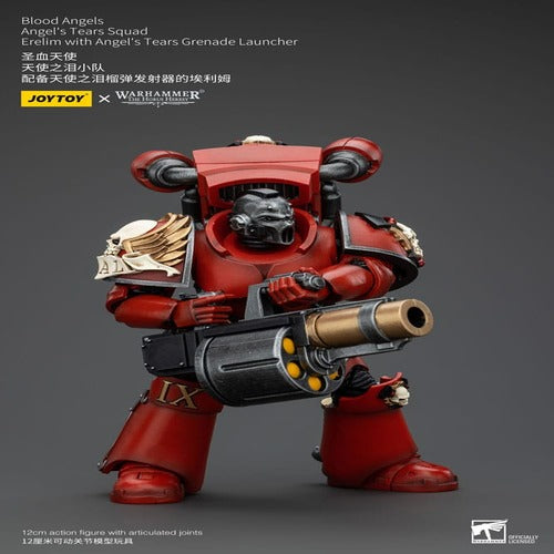 Warhammer The Horus Heresy figurine 1/18 Blood Angels Angel's Tears Squad Erelim with Angel's Tears Grenade Launcher 12 cm