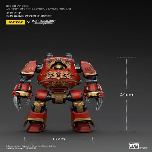 Warhammer The Horus Heresy figurine 1/18 Blood Angels Contemptor-Incaendius Dreadnought 24 cm
