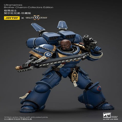 Warhammer 40,000: Space Marine 2 figurine Ultramarines Brother Chairon Collectors Edition 13 cm