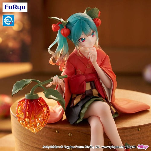 Hatsune Miku statuette PVC Noodle Stopper Flower Fairy Winter Cherry 15 cm