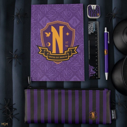 Wednesday Schreibset 5-teilig Purple
