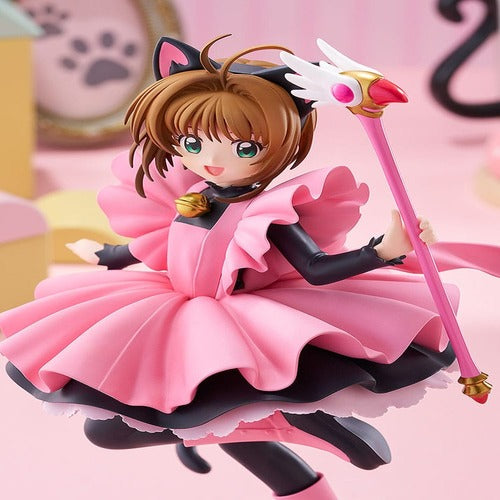 Cardcaptor Sakura statuette PVC Pop Up Parade Sakura Kinomoto: Black Cat Costume Ver. L Size 22 cm