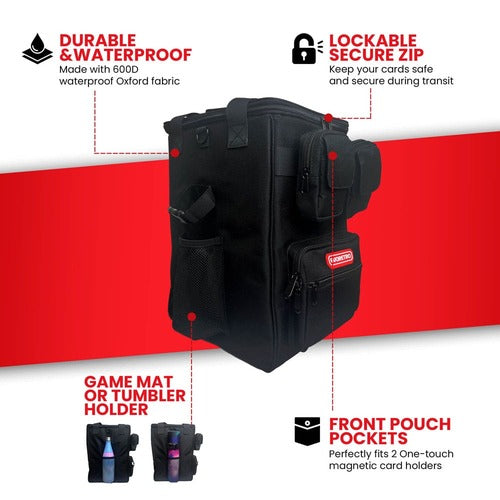 Evoretro Trading Card Rucksack Black