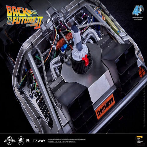 Zurück in die Zukunft II Premium UMS Fahrzeug 1/6 Zeitmaschine Time Machine 74 cm