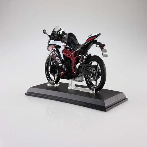 Diecast Bike Series réplique 1/12 Kawasaki Ninja ZX-25R Metallic Spark Black×Peal Flat Stardust White 16 cm