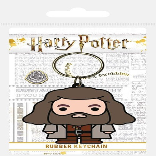 Harry Potter porte-clés caoutchouc Chibi Hagrid 6 cm