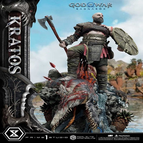God of War: Ragnarok Real Elite Masterline Series Statue 1/3 Kratos 95 cm