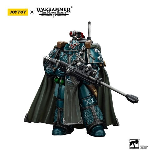 Warhammer The Horus Heresy figurine Alpha Legion Exodus The One who is Many With Sniper Rifle And Power Dagger 20 cm