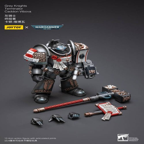 Warhammer 40k figurine 1/18 Grey Knights Terminator Caddon Vibova 13 cm