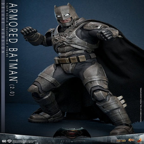 Batman v Superman: Dawn of Justice Movie Masterpiece Actionfigur 1/6 Armored Batman 2.0 (Deluxe Version) 33 cm
