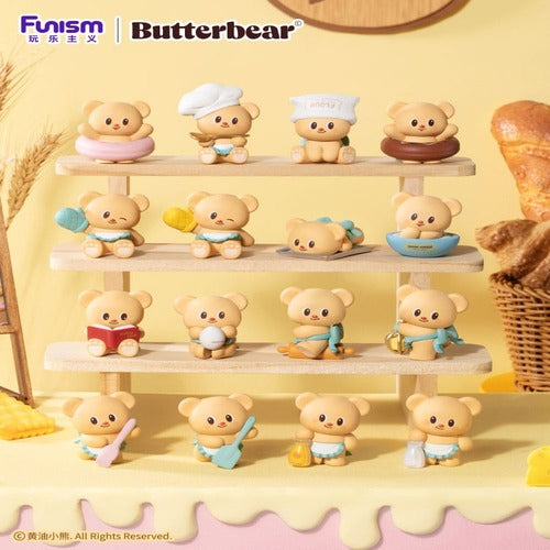 Butterbear présentoir packs de 3 mini-figurines Baked with Love Series Chubby Face 9 cm (6)
