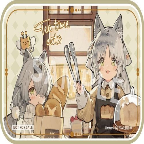 Decorated Life Collection statuette PVC Tea Time Cats - Cat Town Bakery Staff & Customer Set 12 cm