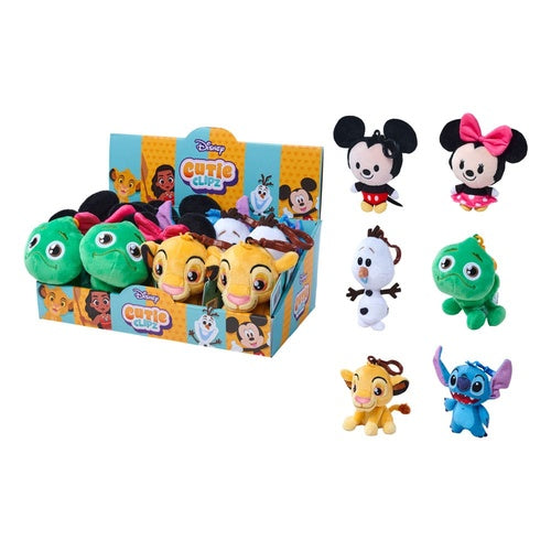Disney assortiment porte-clés peluche Cutie Clipz (12)