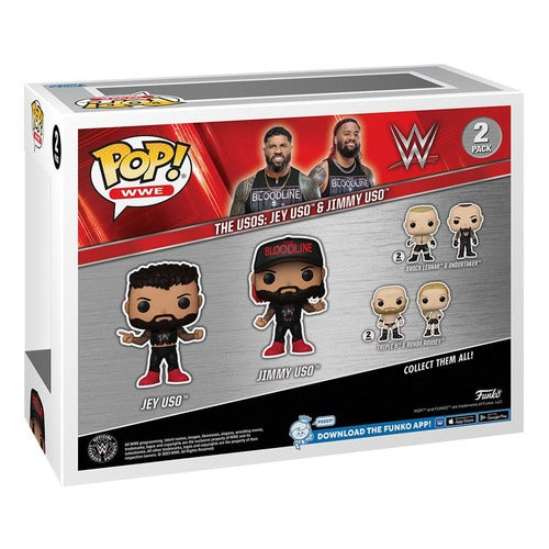 WWE pack 2 POP! Vinyl figurines Uso Brothers 9 cm