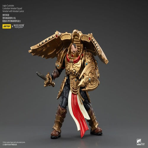 Warhammer The Horus Heresy figurine 1/18 Legio Custodes Custodian Venatari Squad Venatari with Venatari Lance 13 cm