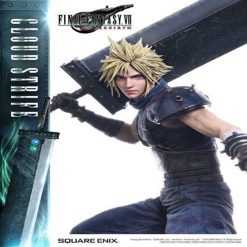 Final Fantasy VII Rebirth statuette 1/4 Cloud Strife 68 cm