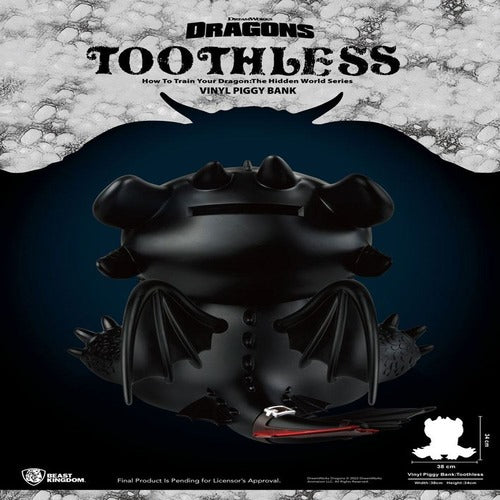 Dragons tirelire Piggy Vinyl Toothless 30 cm