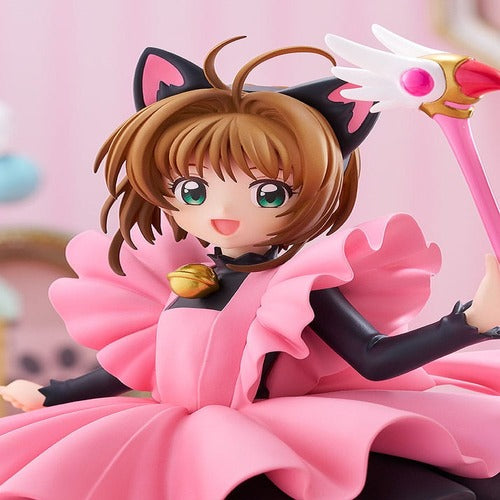 Cardcaptor Sakura statuette PVC Pop Up Parade Sakura Kinomoto: Black Cat Costume Ver. L Size 22 cm