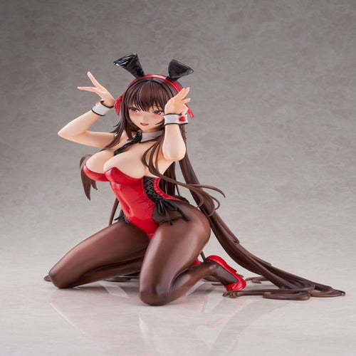 Amakano 2+ statuette PVC 1/4 Yuuhi Kurohime Bunny Suit Ver. 32 cm