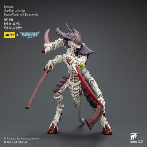 Warhammer 40k figurine 1/18 Tyranids Hive Fleet Leviathan Tyranid Warrior with Boneswords 12 cm