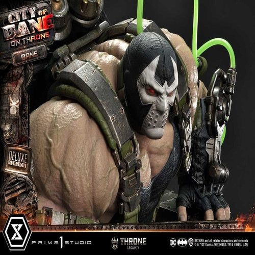 DC Comics Throne Legacy Collection Statue 1/4 Batman Bane on Throne Deluxe Bonus Version 61 cm