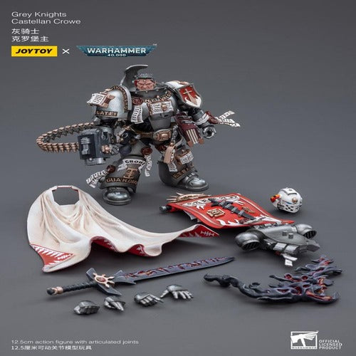 Warhammer 40k figurine 1/18 Grey Knights Castellan Crowe 12 cm