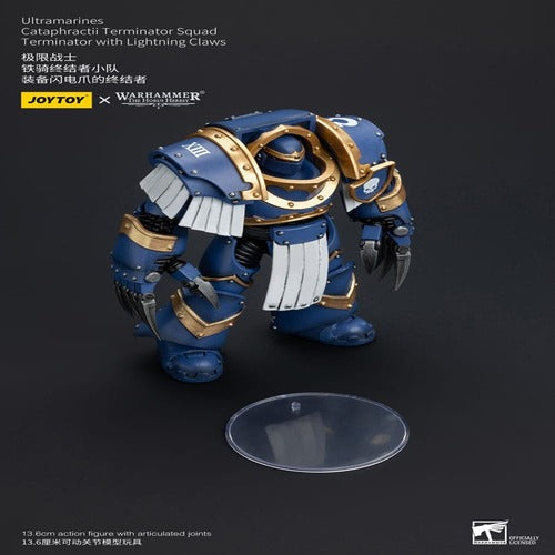 Warhammer The Horus Heresy figurine 1/18 Ultramarines Cataphractii Terminator Squad Terminator with Lightning Claws 14 cm