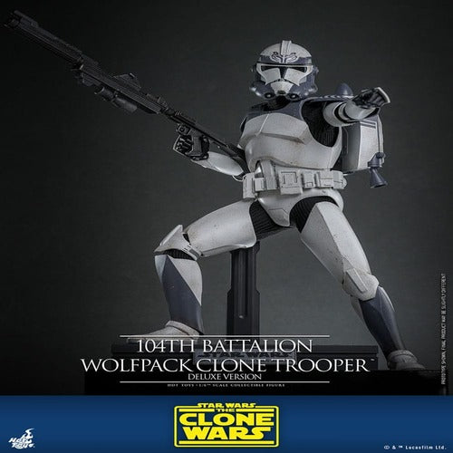 Star Wars The Clone Wars figurine 1/6 104th Battalion Wolfpack Clone Trooper Deluxe Version 30 cm