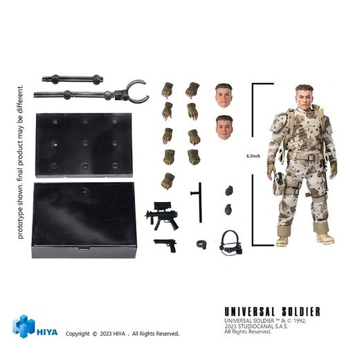 Universal Soldier figurine 1/12 Exquisite Super Series Luc Deveraux 16 cm