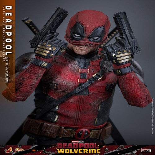 Deadpool & Wolverine Movie Masterpiece Actionfigur 1/6 Deadpool (Battling Version) 31 cm