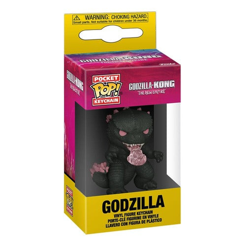 Godzilla vs. Kong 2 présentoir porte-clés Pocket POP! Vinyl Godzilla 4 cm (12)