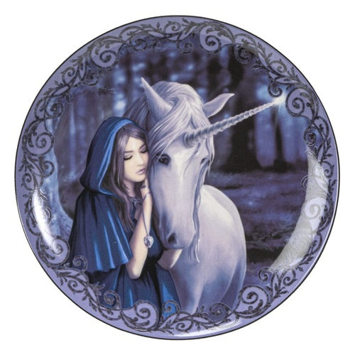 Anne Stokes Teller 4er-Pack Unicorn and Maiden