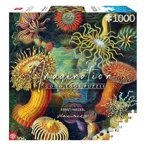 Ernst Haeckel puzzle Imagination Sea Anemones/Stworzenia morskie (1000 pièces)