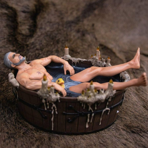 THE WITCHER 3: WILD HUNT – Geralt in the Bath – PVC Statue