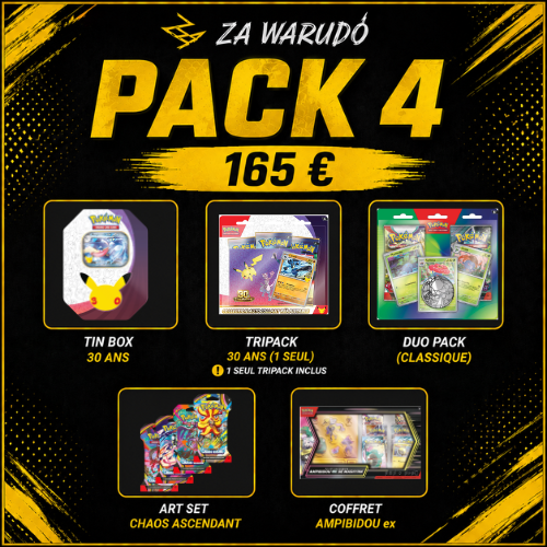 POKÉMON – Pack 4 – Exclusive Pokémon