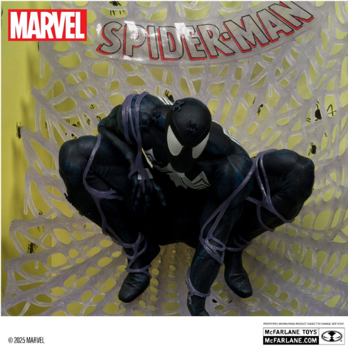 MARVEL - Statuette PVC 1/6 Spider-Man (Spider-Man #1) Black Suit Chase 15cm
