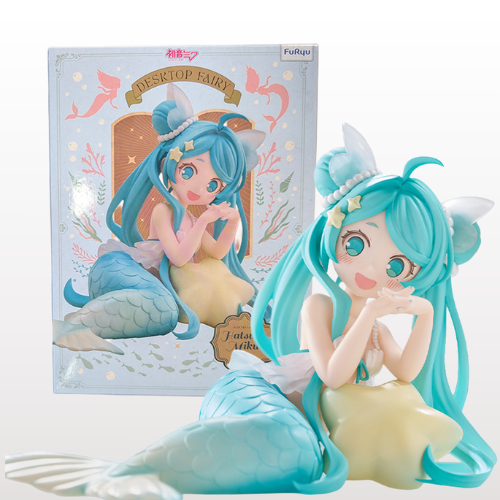 HATSUNE MIKU - Statuette Desktop Fairy Mermaid Princess Ver. 9cm