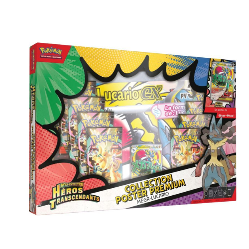 POKÉMON – ME 2.5 Héros Transcendants – Coffret Poster Lucario
