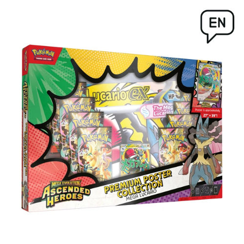 POKÉMON – ME 2.5 Ascended Heroes – Coffret Poster Lucario - EN